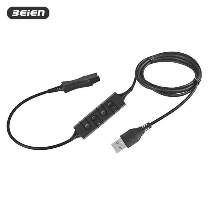 BNQD-USB QD Cable With U17 Inline Control For PC