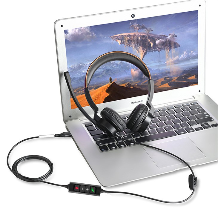 Stereo ENC Noise Cancelling Headset