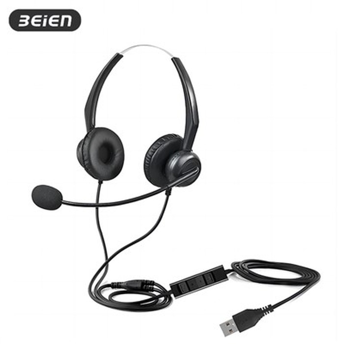 Binaural Call Center USB Headset Binaural Call Center USB Headset