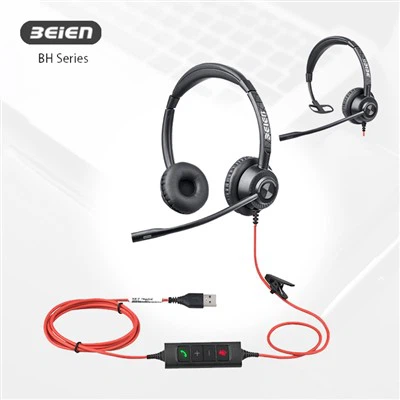 Comfortable Noise Cancelling Headset With Mic For Work