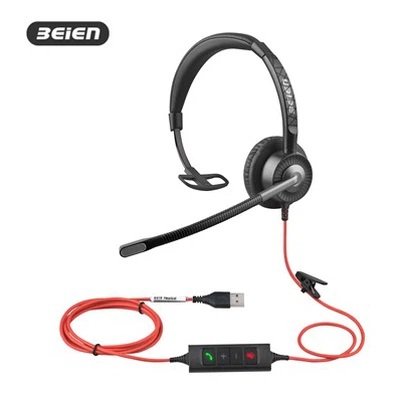 USB Mono Headband Headset